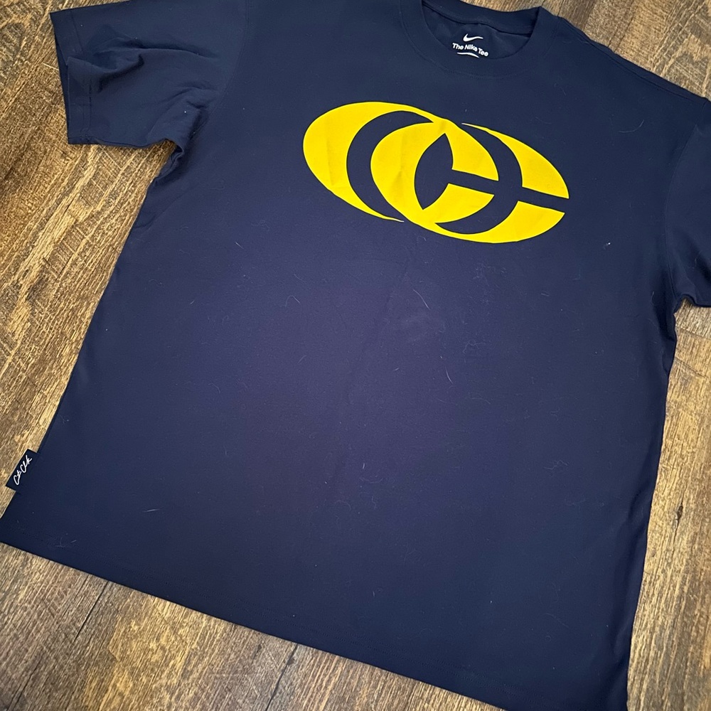 Nike Caitlin Clark Collection Navy Blue Graphic T-Shirt - Size M